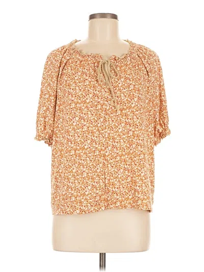 Pre-owned Wonderly Short Sleeve T-shirt In Orange