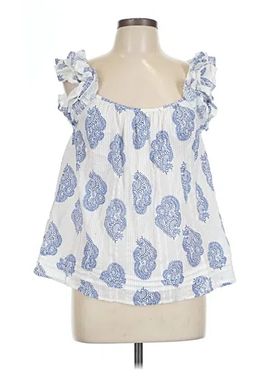 Pre-owned Wonderly Sleeveless Blouse In Blue