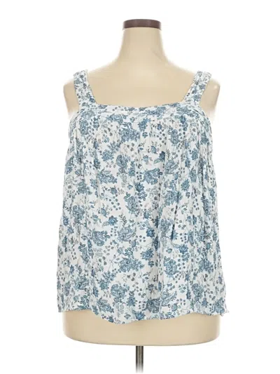 Pre-owned Wonderly Sleeveless Blouse In Blue