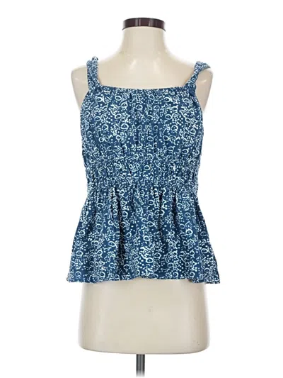 Pre-owned Wonderly Sleeveless Blouse In Blue