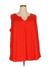 Wonderly Sleeveless Blouse In Orange