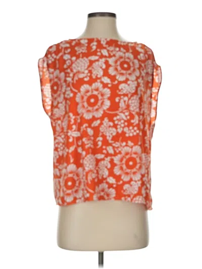 Pre-owned Wonderly Sleeveless Blouse In Orange