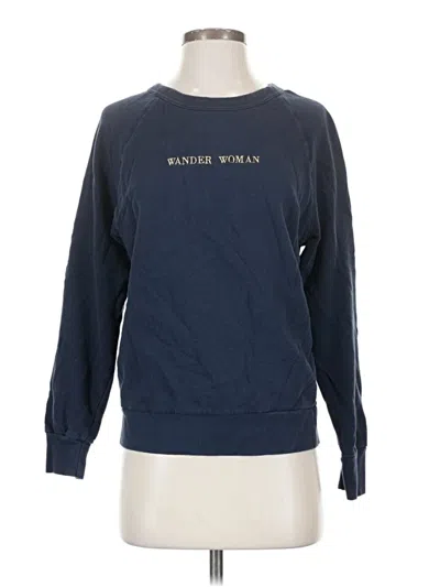 Pre-owned Wonderly Sweatshirt In Blue