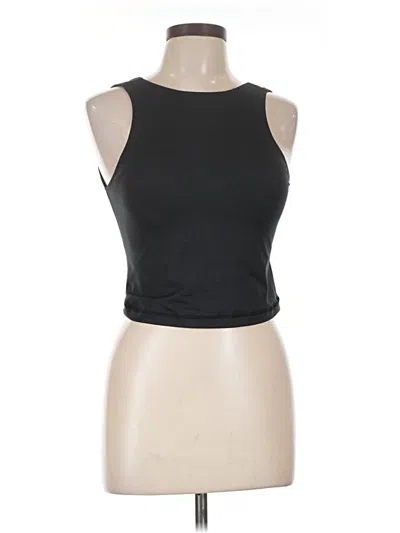 Pre-owned Wonderly Tank Top Black Halter Neckline Tops
