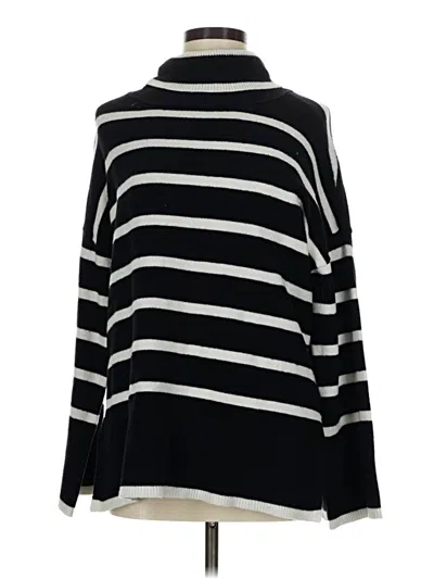 Pre-owned Wonderly Turtleneck Sweater In Black