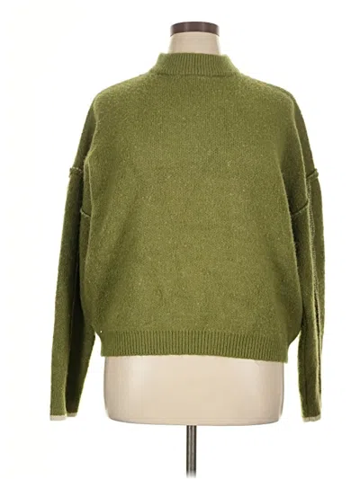 Pre-owned Wonderly Turtleneck Sweater In Green