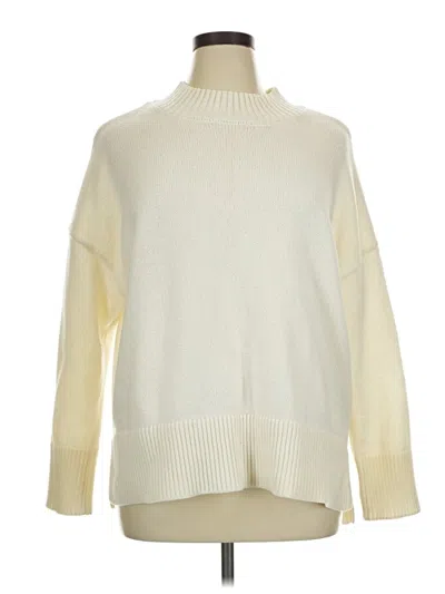 Pre-owned Wonderly Turtleneck Sweater In Ivory