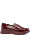 Wonders 30mm Flexfly Loafers In Red