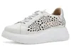 Wonders Perforated Leather Sneaker In White