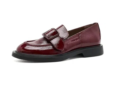 Wonders A-5303 Women's Shoes Lack Vino: 9 M, Leather In Burgundy
