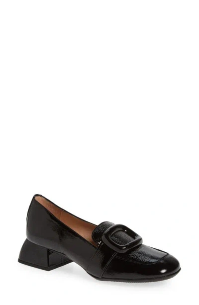 Wonders Elein Buckle Loafer In Lack Black