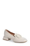 Wonders Elein Buckle Loafer In Lack Ivory