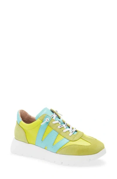 Wonders Fashion Slip-on Sneaker In Cyber/sea Combo