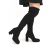 Wonders Jackson Suede Boot In Black In Black