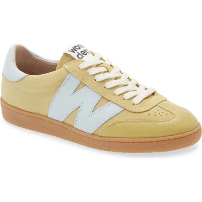 Wonders Lace-up Sneaker In Yellow
