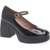 Wonders Mary Jane Platform Pump In Black