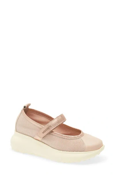 Wonders Mesh & Leather Flat