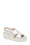Wonders Platform Sandal In Max Plata