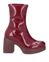 Wonders Platform Bootie In Red