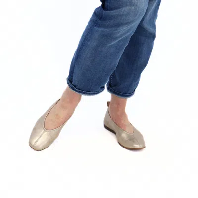 Wonders Women's Ballet Flat Shoes In Gold