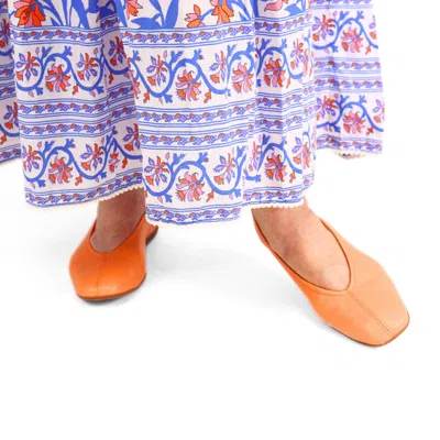 Wonders Women's Ballet Flat Shoes In Sauvage Apricot In Multi