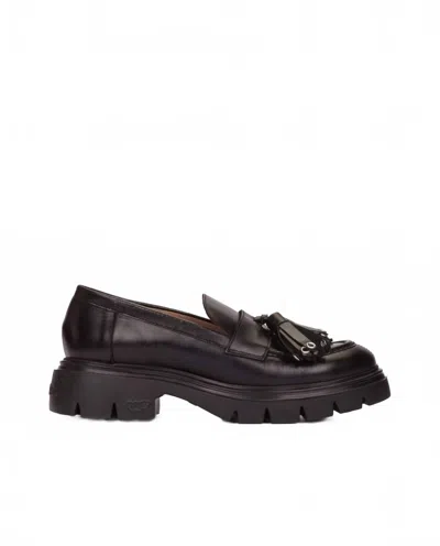 Wonders Women's Bones 03 Loafers In Black