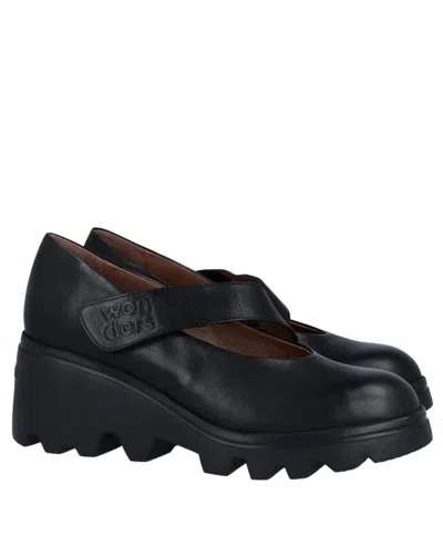 Wonders Women's Bulut Edgy Mary Janes Shoes In Black