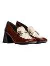 Wonders Moc Toe Bit Loafer Pump In Multi
