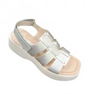 Wonders Women's Funky Platform Wedge Sandal In Max Plata In Multi
