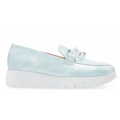 Wonders Women's Patent Loafer In Iris Aloe In Multi