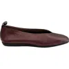 Wonders Women's Pepa Ballet Pump In Maroon Metallic