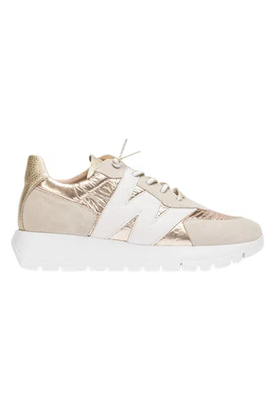 Wonders Women Slip On Trainer Sneakers In Gold