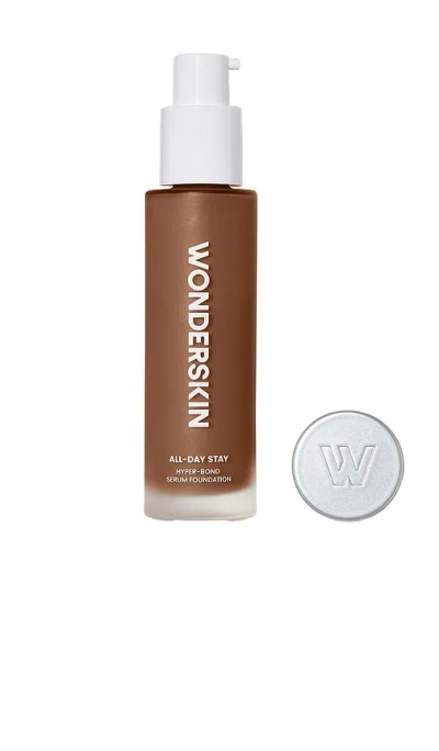 Wonderskin Hyper Bond All-day Stay Serum Foundation In Brown