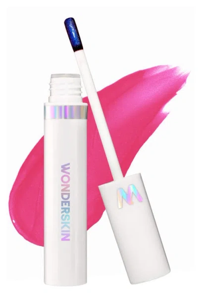 Wonderskin Lip Stain Masque In Neon Rose