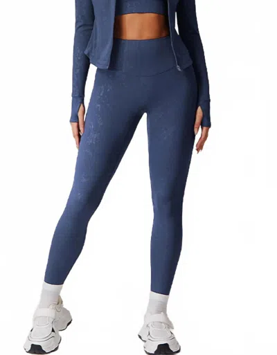 Wonderxfans Cassie Leggings In Navy In Blue