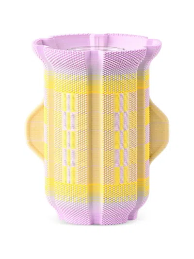 Wontek Ancient Aliens Geometric-shape Vase In Yellow