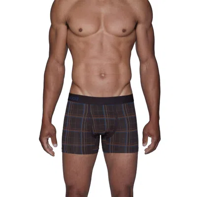 Wood Boxer Brief With Fly In Arbor Bltz In Black