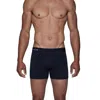 Wood Boxer Brief With Fly In Black In Black