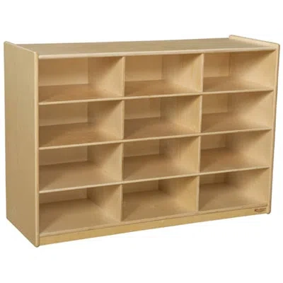Wood Designs 12 Compartment Cubby In No Bins Included