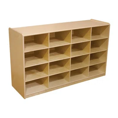 Wood Designs (16) Letter Tray Storage Unit In Without
