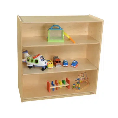 Wood Designs 3 Compartment Shelving Unit In Gloss