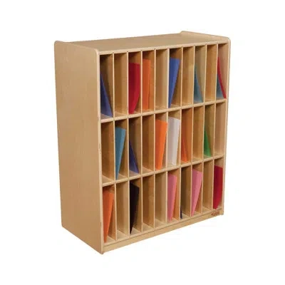 Wood Designs 30-slot Portfolio Center In Gloss