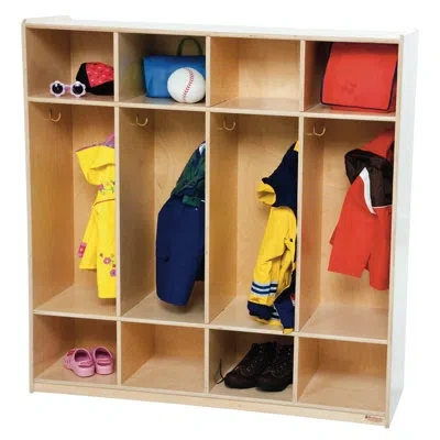 Wood Designs 4 Section Locker