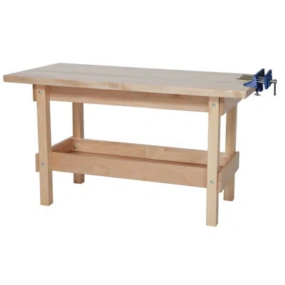 Wood Designs 44" W Wood Top Workbench In Brown