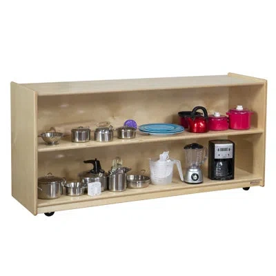 Wood Designs 58 Wide Shelf Storage In Natural