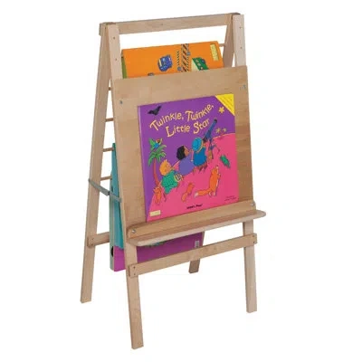 Wood Designs Big Book Easel And Dowel Rack In Multi