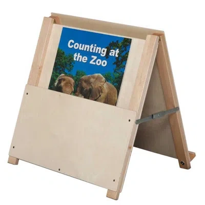 Wood Designs Big Book Tabletop Easel In Brown