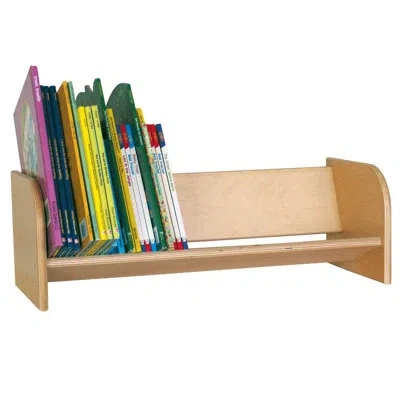 Wood Designs Book Display Rack In Brown