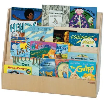 Wood Designs Book Display Stand In Brown