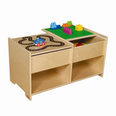 Wood Designs Build-n-play Table With Race Track In Neutral